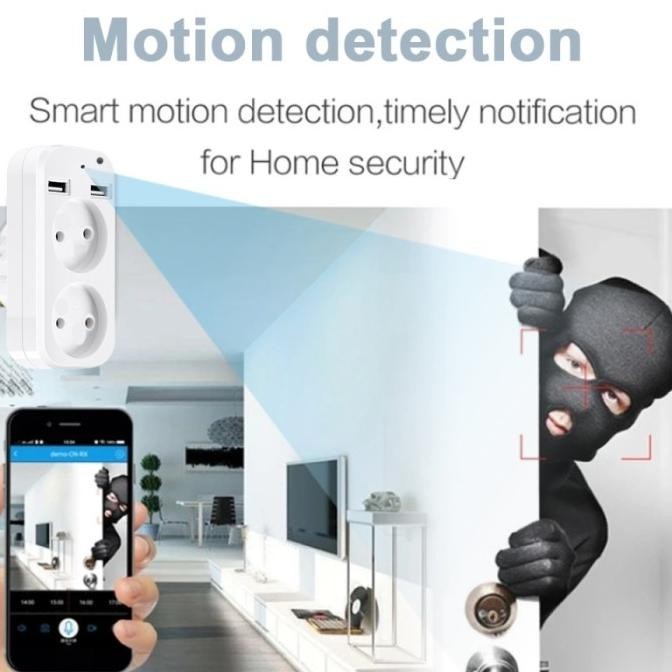 Baru KAMERA CCTV MINI JARAK JAUH TANPA KABEL TERSEMBUNYI SPY CAM MINI WIFI