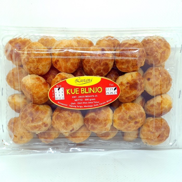 

>>>>>] LUSIANA KUE BLINJO 500gr MLINJO BELINJO EMPING OLEH OLEH KHAS