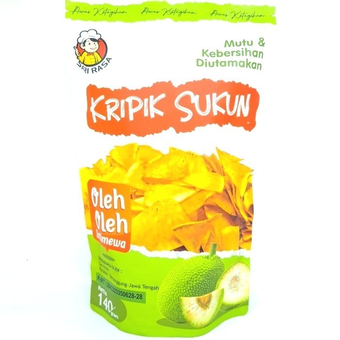 

Ready oke] SARI RASA KERIPIK SUKUN 140gr KRIPIK BUAH ASLI CRISPY TIPIS KHAS