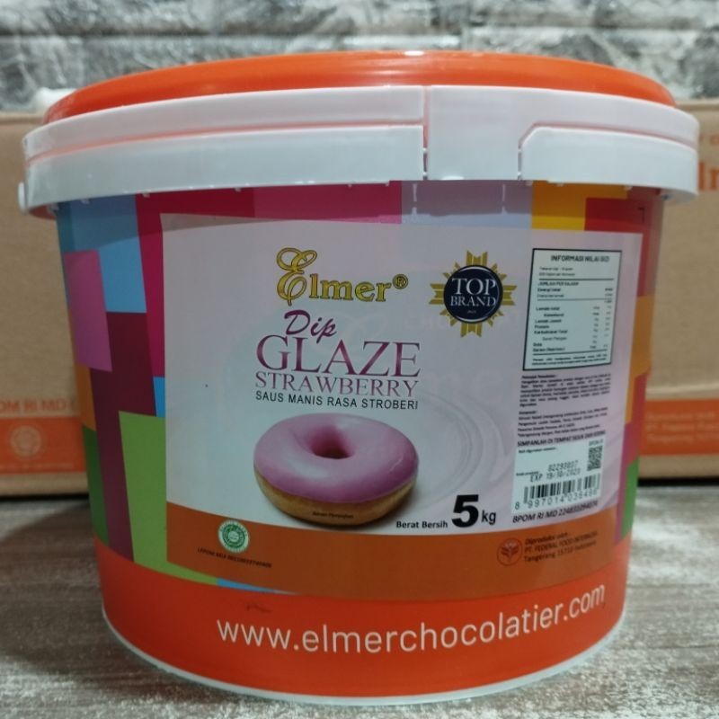 

Elmer Dip Glaze Strawberry 5 Kg
