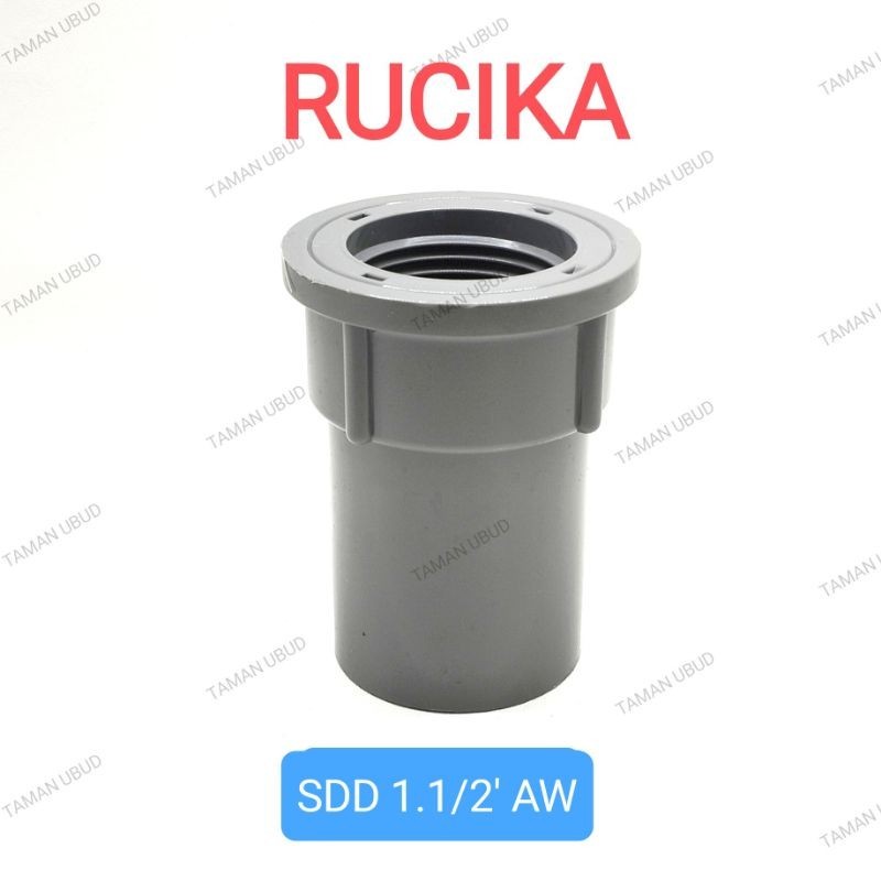 RUCIKA 1.1/2" AW FAUCET SOCKET / SDD 1.5" AW / SOCK DRAT DALAM 1.1/2" AW