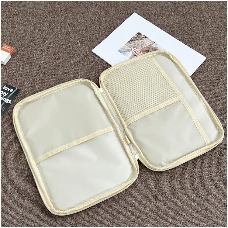 Sleeve Pouch Sarung Tas Tab Tablet Laptop Air Pro Hp 11 12 13 14 Inch Motif Polos Warna Ungu Lilac