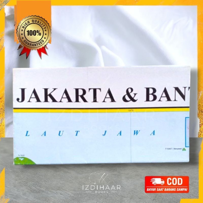 

Peta Lipat Prov. Jawa Barat, Jakarta dan Banten uk. 109cm x 79cm
