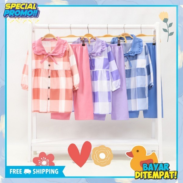 Seyelan Anak Termurah Terlaris Setaln Ank Perempwan Serelan Import Motif Lucu Setelan Anal Perempuan