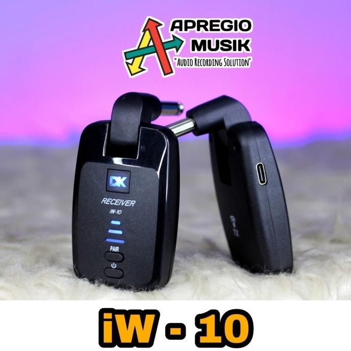 Baru DK iw-10 iw 10 iw10 UHF Transmiter instrument wireless jack guitar