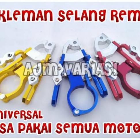 Jepitan Selang Rem Kleman Selang Rem Klem Kabel Rem Universal Cnc Nmax Beat Vario