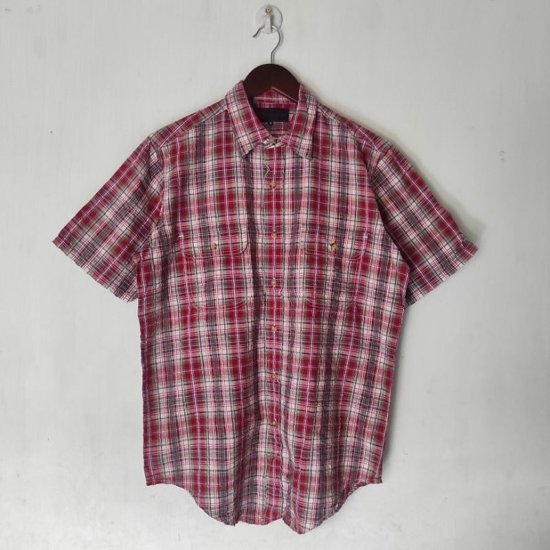 Kemeja Pria Pocket Edwin size M fit L