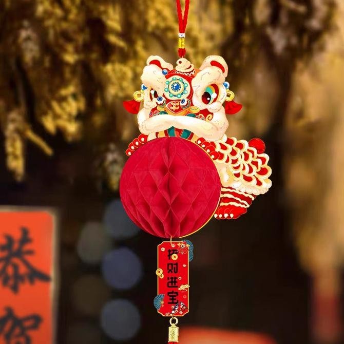 New (Harga Sepasang) Gantungan Barongsai Gantungan Imlek Gantungan Sincia Terbaik