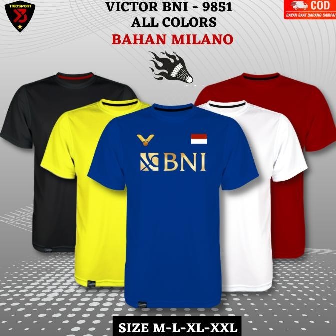 Kaos Badminton Victor Bni 46/ Badminton/Baju Bulutangkis/ Bulutangkis