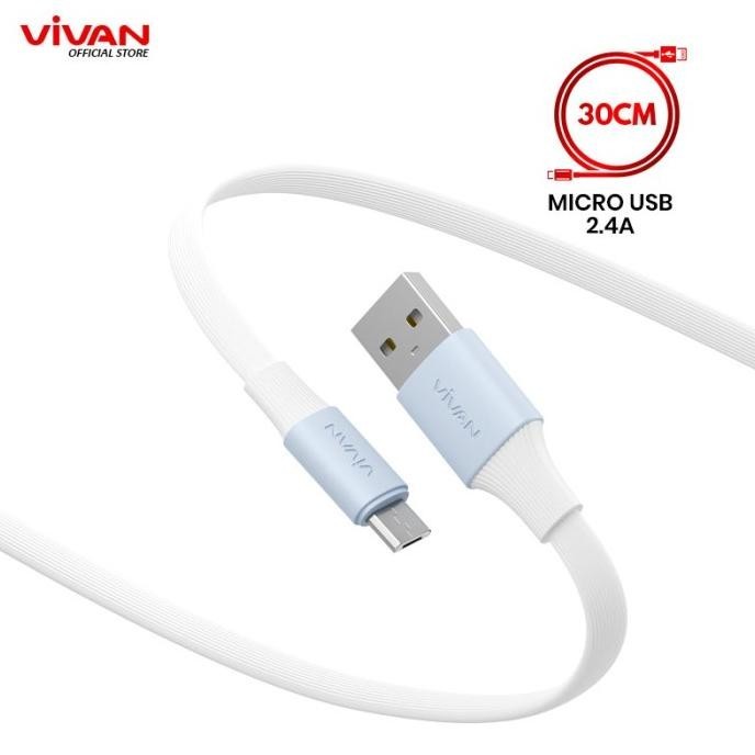 Update VIVAN Kabel Android Micro USB SM II (30/100/200CM) 2.4A