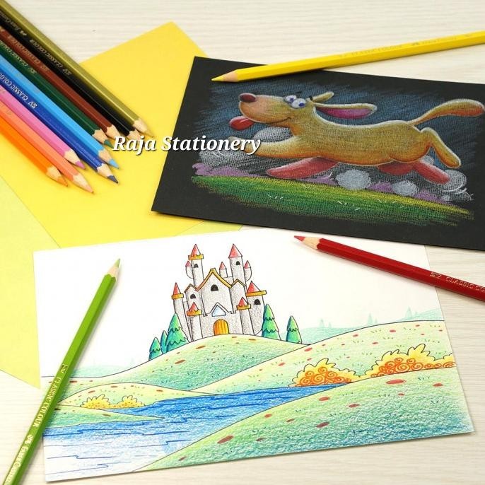 

Terjangkau - Faber Castell CLASSIC Colour Pencil 12 24 36 48 Pensil Warna Faber