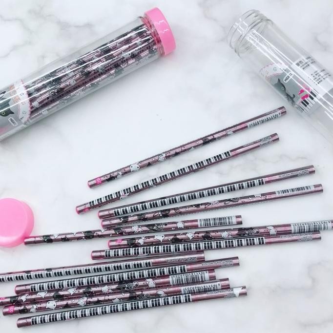 

Hot Sale - Pensil kucing piano metalik tube isi 12 ,.