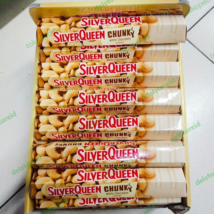 

Silver queen Chunky white Chocolate cashews 10 x 95 gr