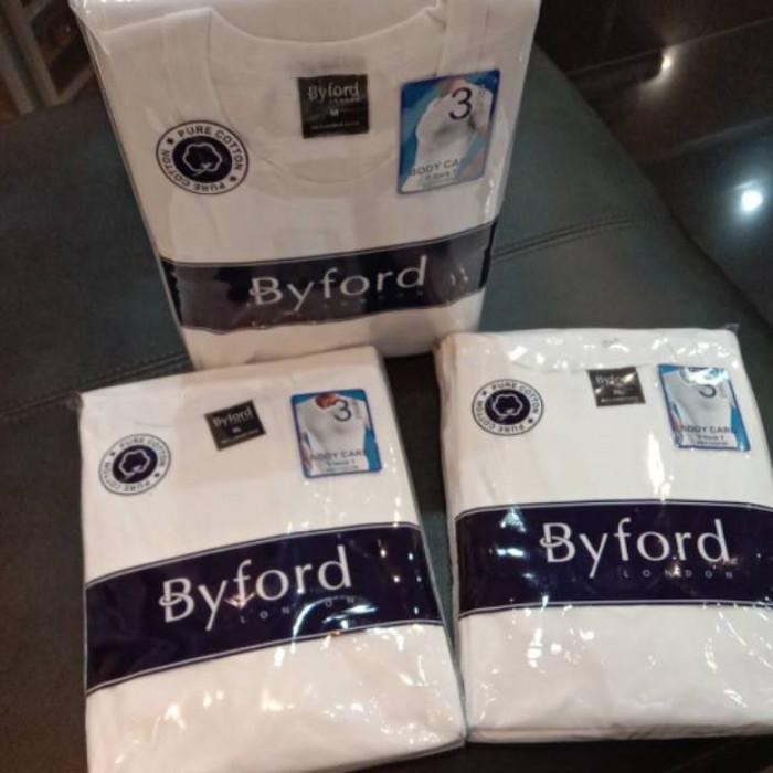 Kaos Dalam Pria Byford Isi 3 Original Anti Melar