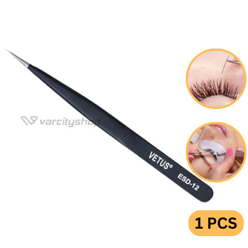 pinset vetus tweezer tweezers lurus lancip ESD-12