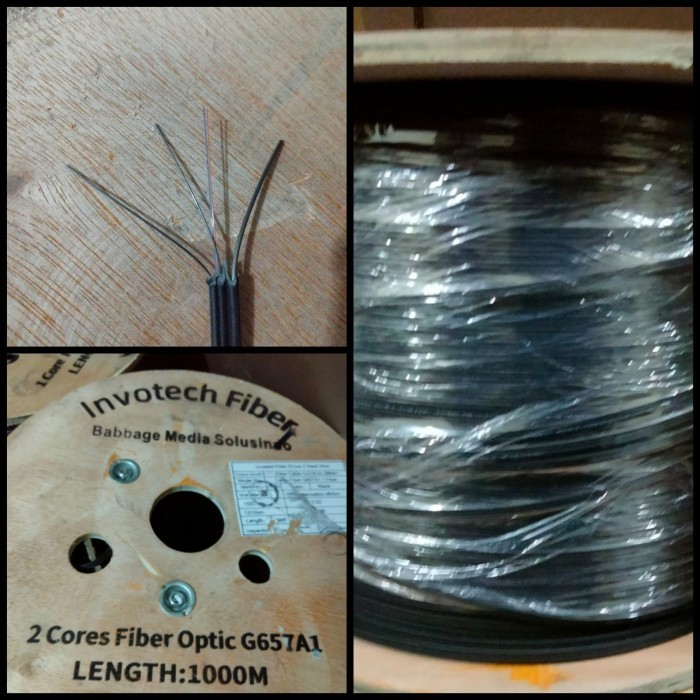 dropcore 1 core 2 core 3 seling INVOTECH kabel fiber optik