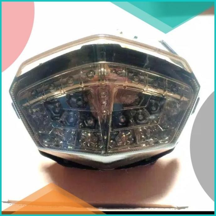 lampu stop led variasi kawasaki ninja 150 rr new 250 karbu sein 16novz