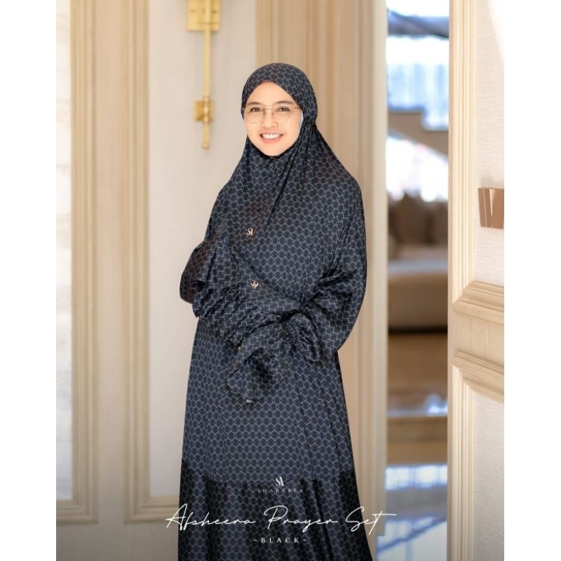 [SYAR'I MINERV] Afsheera Prayer set (Mukena+Pouch) by shararea