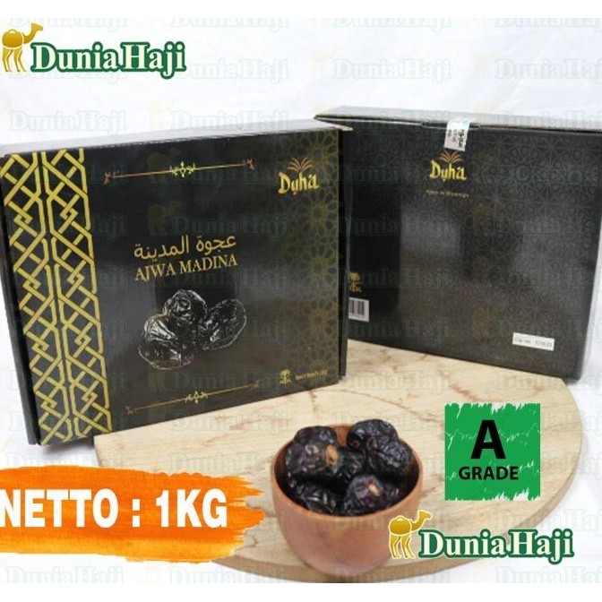 

Dunia Haji - Kurma Ajwa (Kurma Nabi Asli Madinah) 1Kg