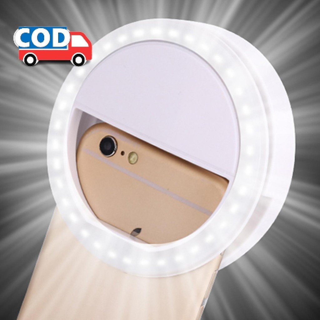 Ring Light Hp Lampu Selfie Cincin LED Penerangan Live Smartphone Tablet Komputer