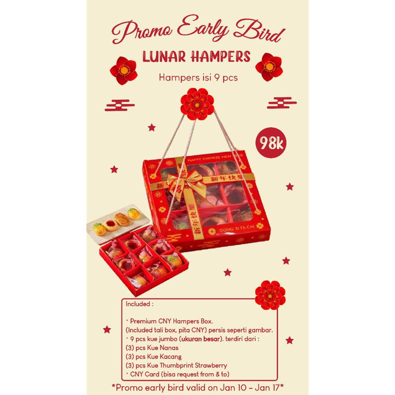 

SR5 CNY HAMPERS / CNY IMLEK HAMPERS / IMLEK HAMPERS / CHINESE NEW YEAR HAMPERS / HAMPERS KUE KERING