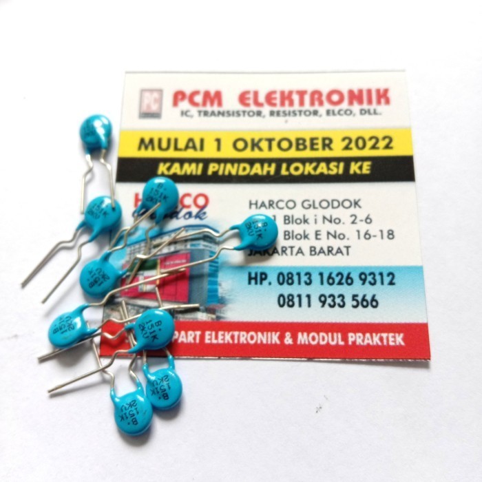 SM27 CAPASITOR KAPASITOR MILAR KANCING 151 2KV 150 PIKO 1000 VOLT (10pcs)