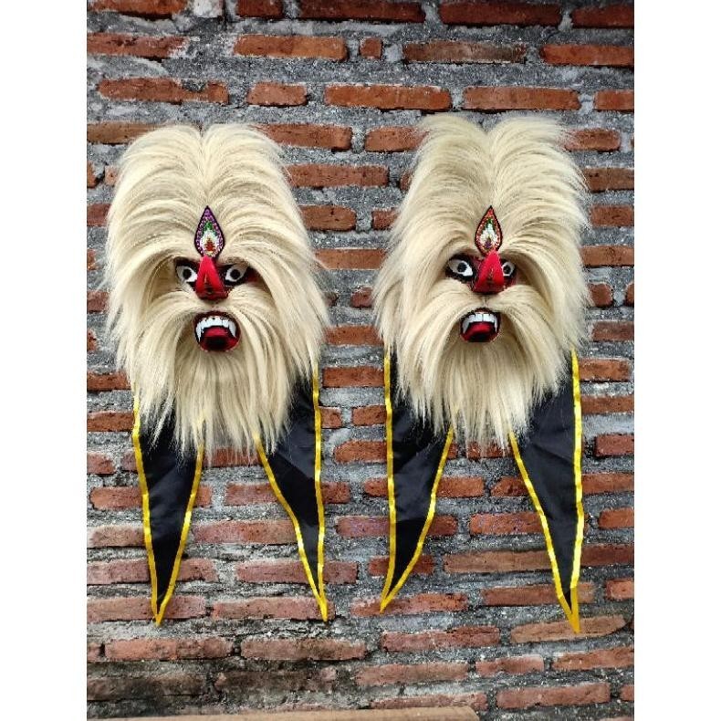 Bisa Cod New Event Topeng Bujang Ganong Ganongan Barongan Jumantoro Asli Barongan Asli Ponorogo Baro