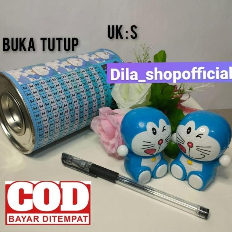 Promo Akhir Tahun Murah Celengan Target Doraemon Small / Celengan Target 1 Juta / Celengan Target Mu