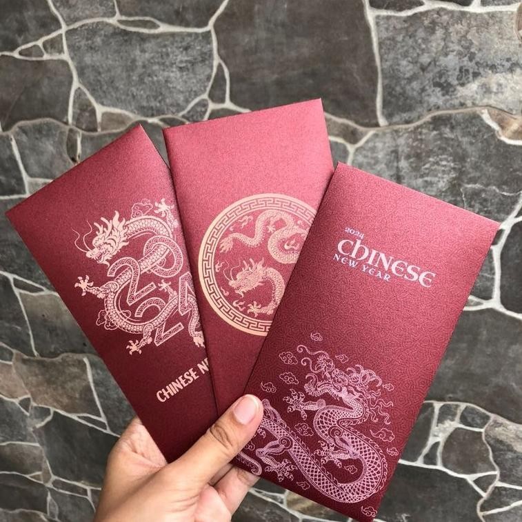 

Flash Sale" Angpao Imlek Sincia Chinese Dragon 2024 READYSTOCK isi 6 pcs Angpau Imlek Naga ||