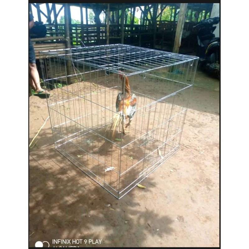 PROMO KANDANG kandang jemur ayam Bangkok ukuran 60x60 kandang lipat