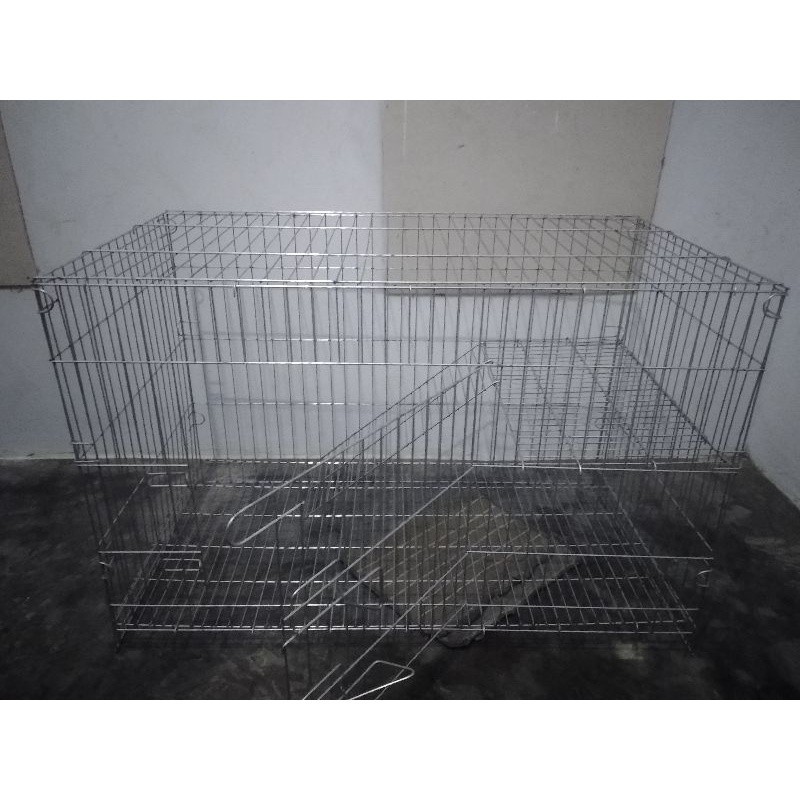 PROMO KANDANG kandang kucing galvanis 90*50*60