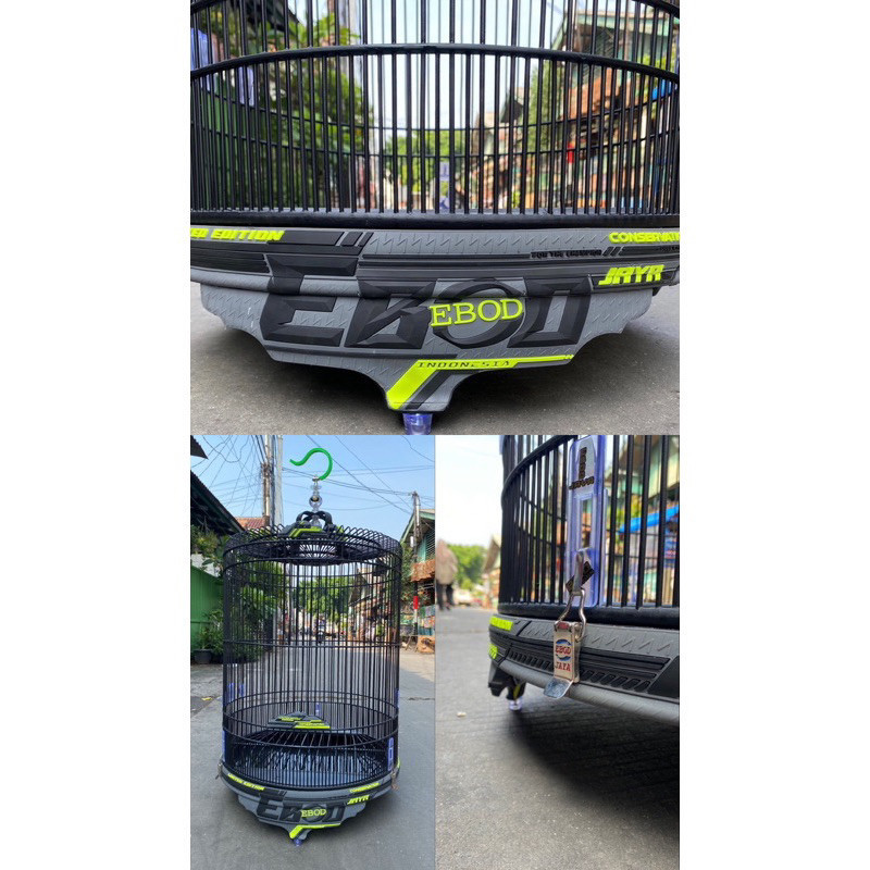 PROMO KANDANG SANGKAR KANDANG MURAI EBOD JAYA 3D Carbon no.2