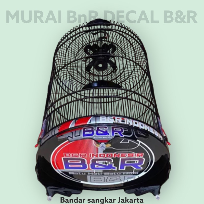 PROMO KANDANG SANGKAR KANDANG MURAI BNR DECAL B&R