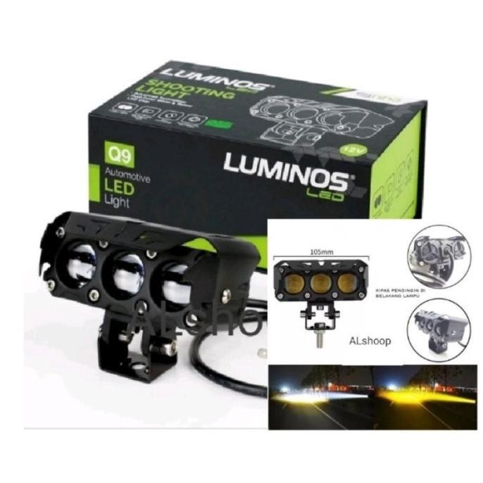 Lampu Tembak Sorot Led SQl 3 Mata Laser Gun 80 Watt Motor Mobil