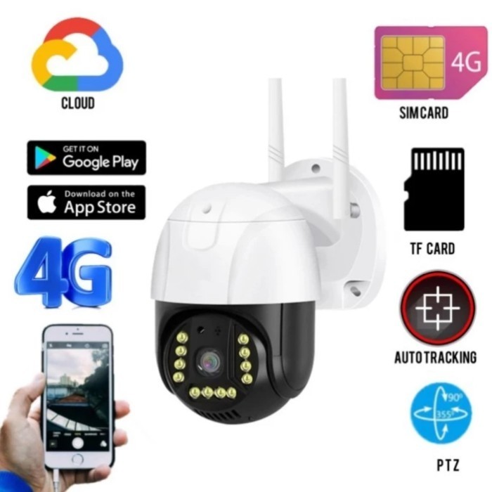 CCTV Outdoor Simcard 4G GSM Solar Panel Waterproof