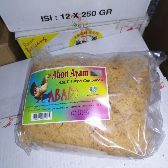 

Abon Ayam Abadi 1Kg