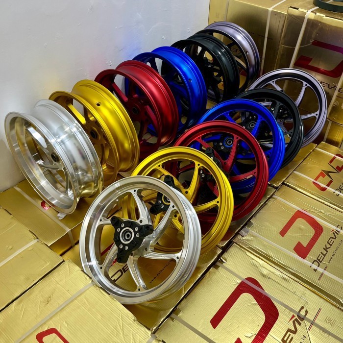 VELG XMAX SINGLE DISC DEPAN BELAKANG DELKEVIC VELG DEPAN BELAKANG XMAX