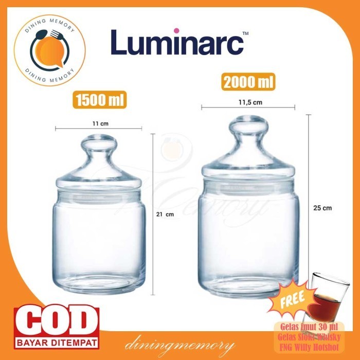 Luminarc Toples Kaca Polos Big Club Per Pcs