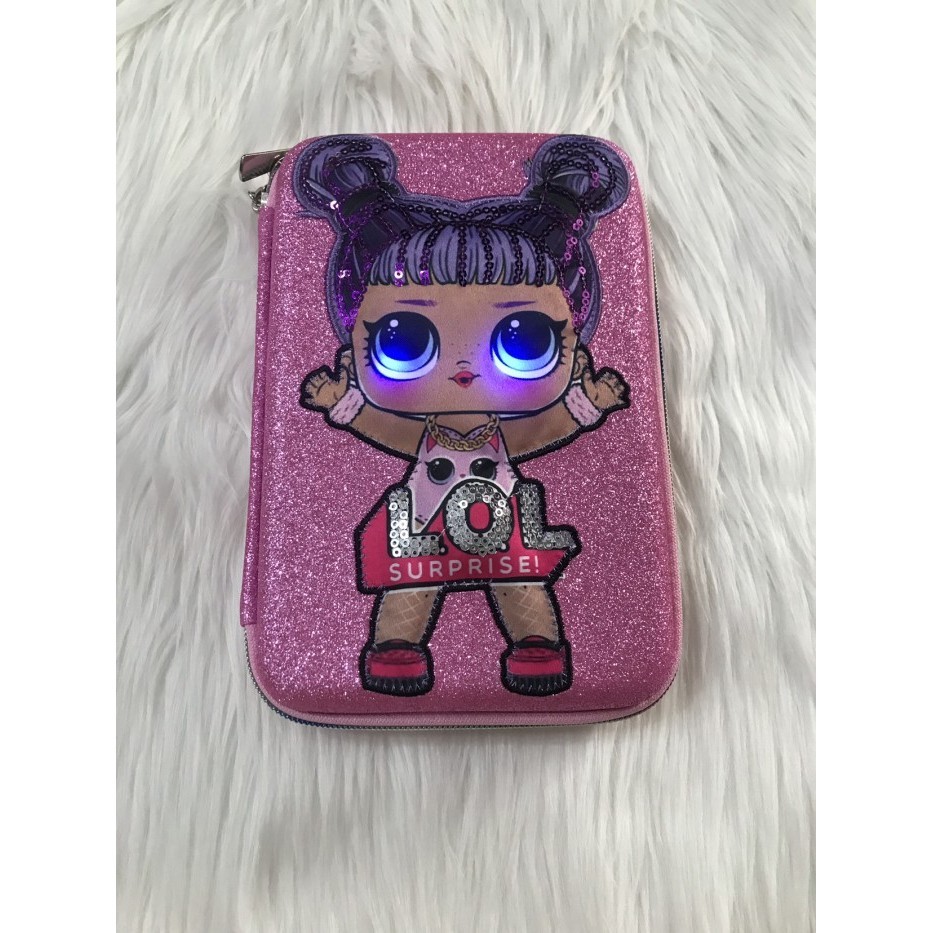 

Pencil Case Glitter Mata Nyala Lol / Kotak Pensil Mata Nyala Lol