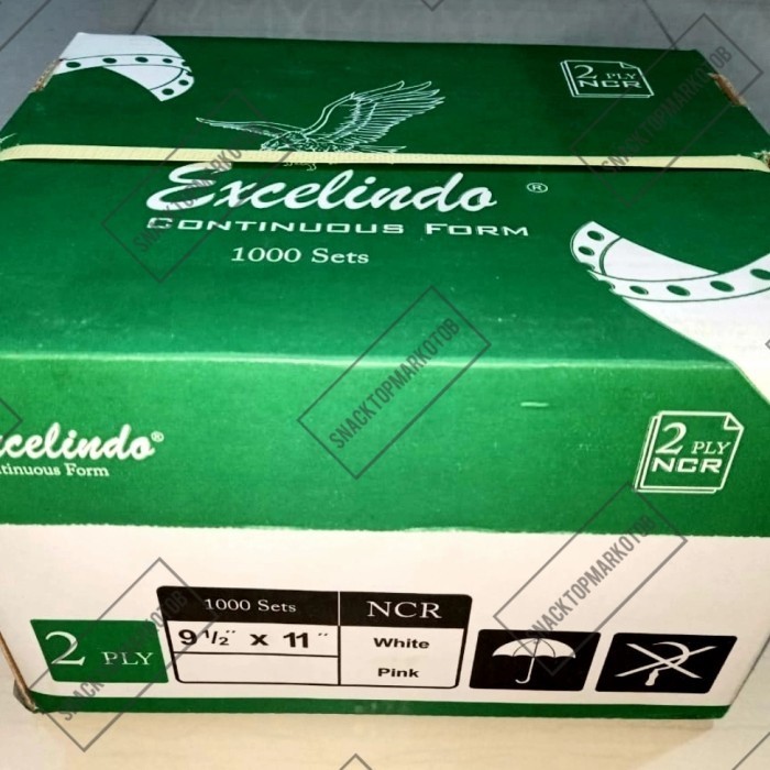 

MURAH Kertas Continuous Form 9.5 x 11 / 9.5 x 11.2 2Ply 1000Set (2000Lembar)