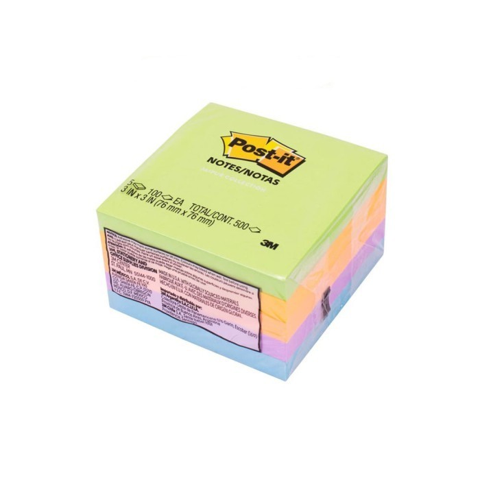 

PROMO 3M Post It Color Cube 654-5 UC Jaipur Collection / Sticky Notes Warna