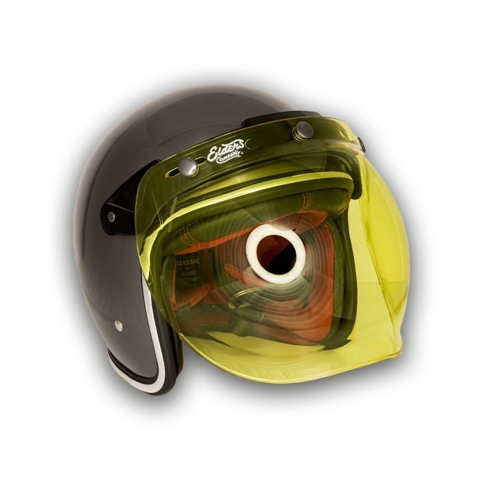 Helm - Elders Company Bubble Visor Helm - Yellow