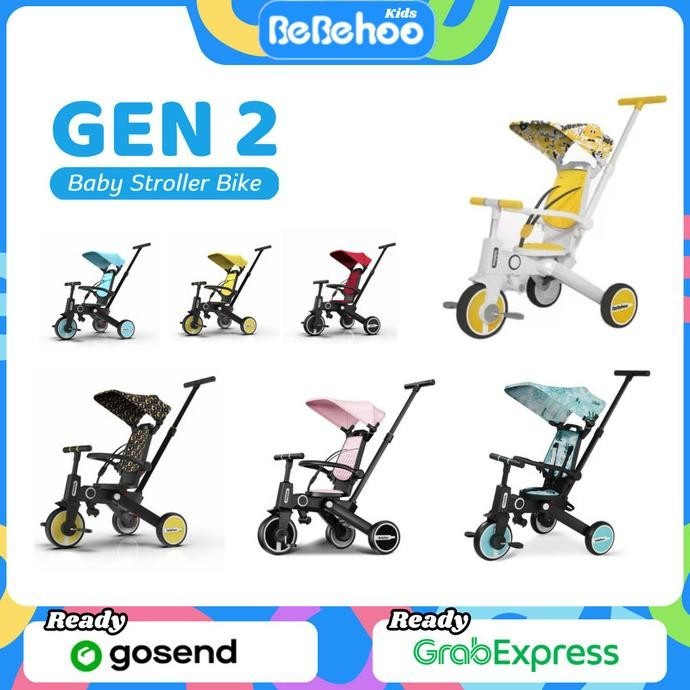 Bebehoo Gen 2 7 in 1 Stroller Folding Trike BEBEHO Sepeda Bayi Lipat