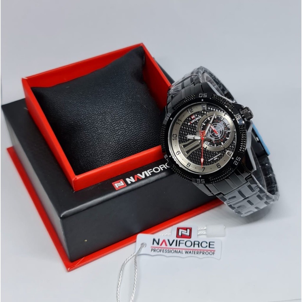 Naviforce 9106 Jam Tangan Pria Anti Air - Jam Tangan Formal Pria - Jam Tangan Pria Original - Jam Ta