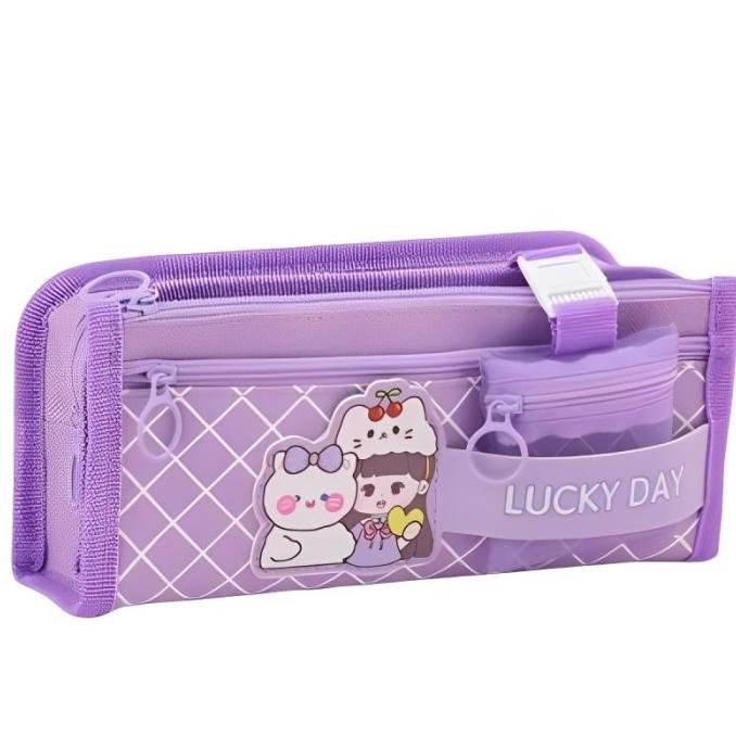 

Rhs Opiobags Korean Pen Pencil Case Lucky Girls Tempat Pensil Simpel Dcw80