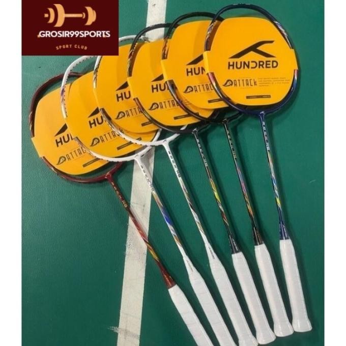 Hundred Rock R8 Raket Badminton Bulutangkis Original