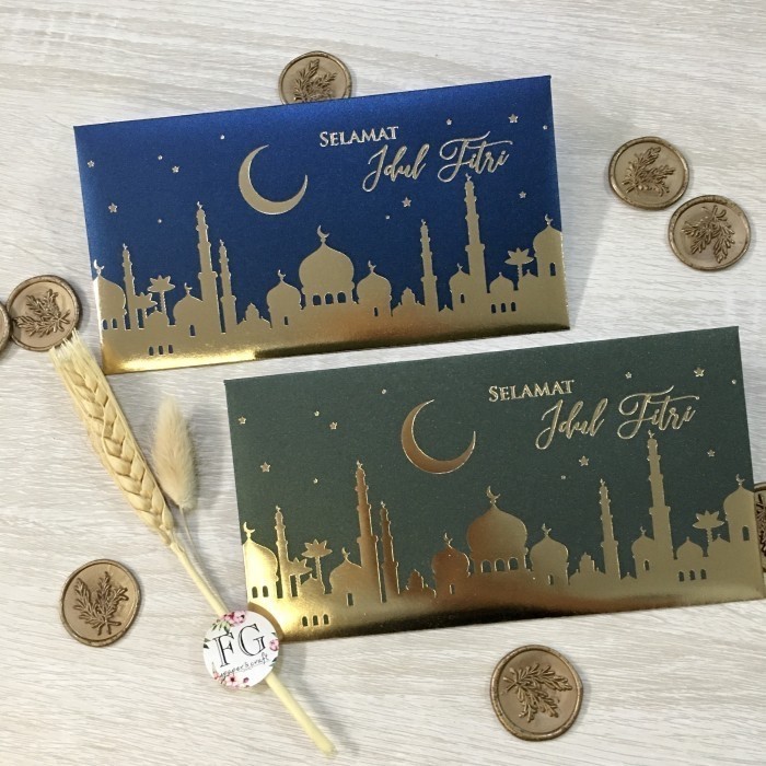 

TERMURAH Amplop Idul Fitri Ramadhan Mosque 5pcs by fgpaper