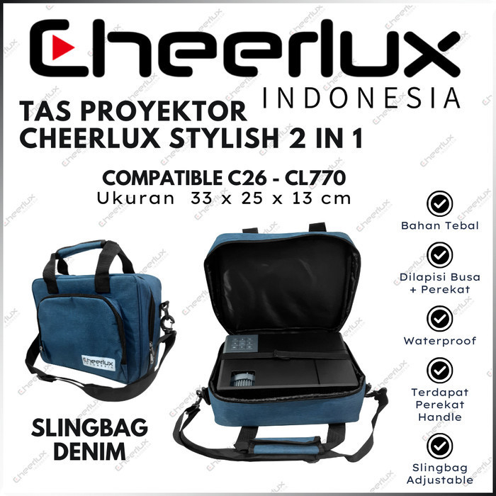 TERMURAH - Tas Proyektor Cheerlux CL770 Waterproof Cheerlux Indonesia CL770