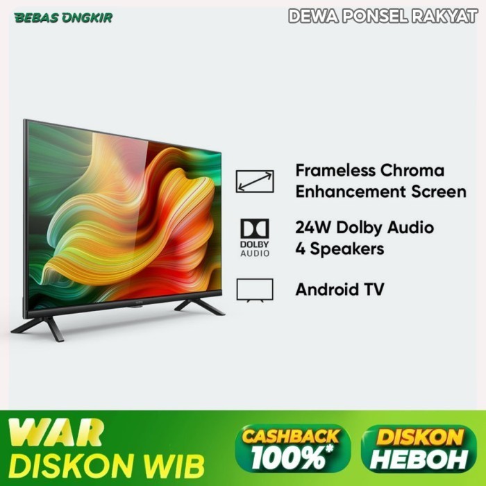 Realme Smart Android TV / Smart TV 43" / 32" / 32 Inch Garansi Resmi
