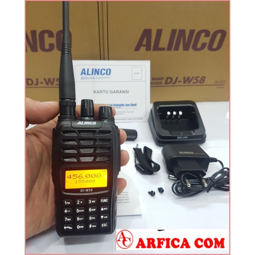 ALINCO DJ-W58 HT DUALBAND ALINCO DJ W58 DJW58 ORIGINAL ALINCO W58